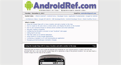 Desktop Screenshot of androidref.com