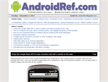 Tablet Screenshot of androidref.com